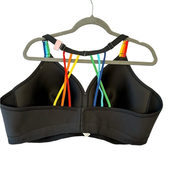 Cacique Lightly Lined No Wire Rainbow Bra - Picture 4 of 8